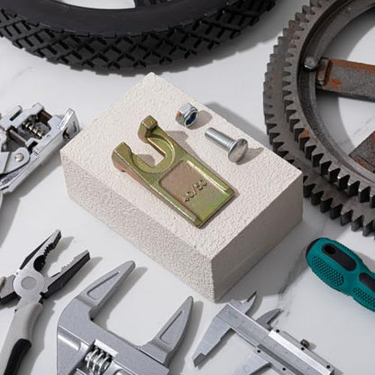 8 Sets Degree Spiral Drill Teeth with Hardware, for Digging Crumbly Rock, Soil, and More