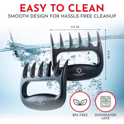 Meat Shredder Claws – Bear Claws Meat Shredder, Dishwasher Safe BBQ Tool