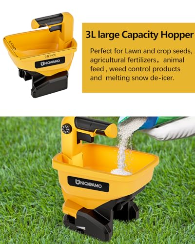 Uniqwamo Handheld Power Spreader Compatible for Dewalt 20V/60V Battery - color: Yellow