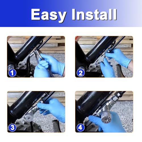 L08 Hydraulic Flow Control Valve Bidirectional Restrictor Compatible with 1-2 Ton Mini Excavator Replace#: STB-G3/8