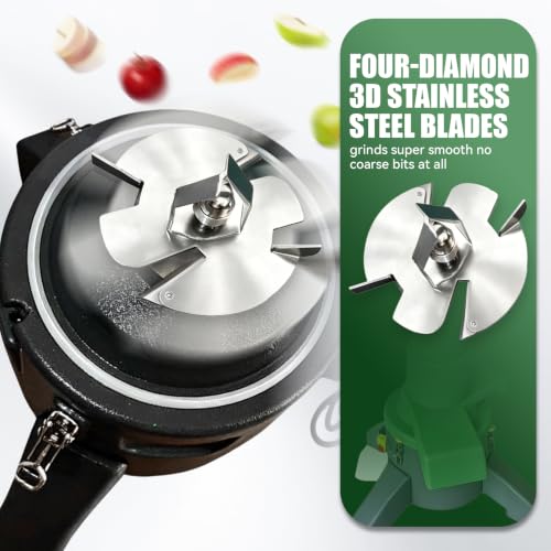 SQUEEZE master Hydraulic Fruit Wine Apple Press -10.7Gallon/40L with Electric Apple Crusher