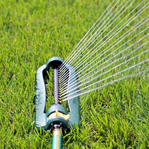 Melnor Turbo Oscillating Sprinkler, 2800 Sq Ft: Range Adjustable - style: 2,800 sq. ft.