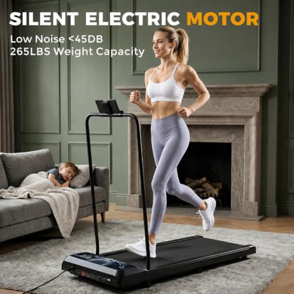 Gkyet Walking Treadmill Pad with Incline, 2.5 HP Under Desk Treadmill - color: BlueMoon
