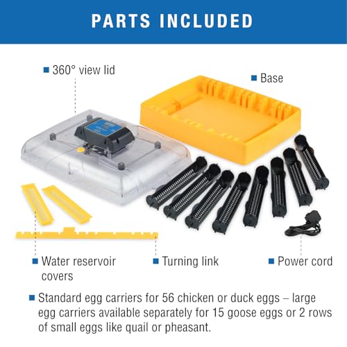 Brinsea Ovation 56 Advance Egg Incubator, Auto Turning & Humidity Display - size: 56 Eggs