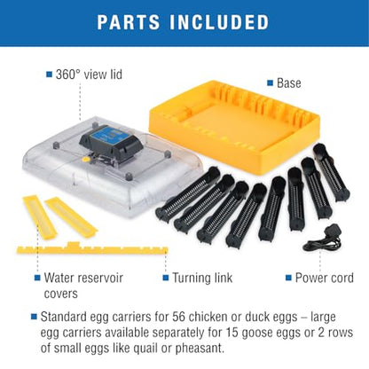 Brinsea Ovation 56 Advance Egg Incubator, Auto Turning & Humidity Display - size: 56 Eggs