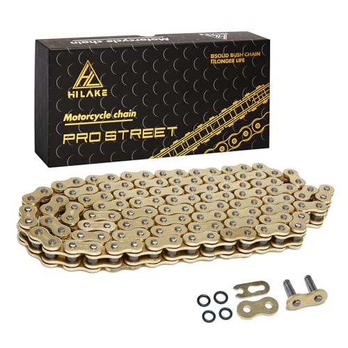 520 Motorcycle Chain 114 Links O-Ring Heavy Duty Drive Chain for Motorcycle ATV UTV Dirt Bike Quad Side by Side - color: 520HV-114L, size: 520HV-114L