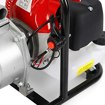 1.7HP 2-Stroke 43CC 35GPM Gasoline Powered Semi-trash Water Transfer Pump - color: 1.7hp 2-stroke