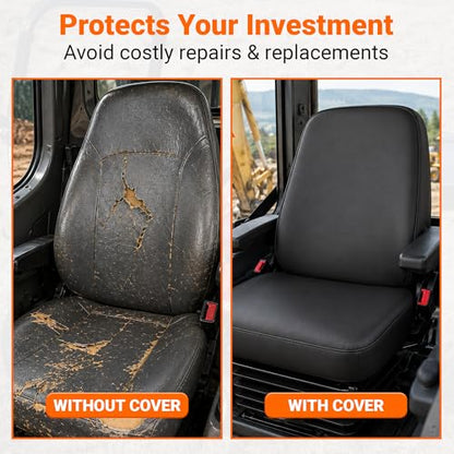 Jay's Equipment Seat Covers, Mini Back Tractor, Heavy-Duty Vinyl, 16X16