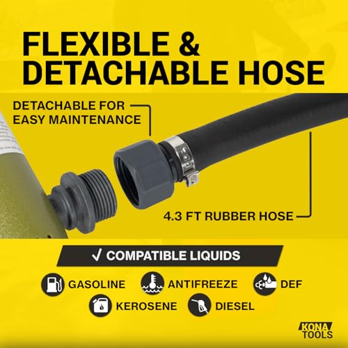 Portable Fuel Transfer Pump KTEP01MRUSB - style: Battery/USB Powered Rubber Hose