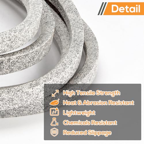 Lawn Mower Deck Belt 07200023 for 52 in Deck Compatible with Ariens Zoom - size: 07200023