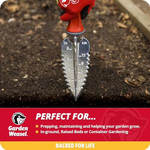 Garden Weasel 3Piece Hand Tool Set Trowel Transplanter Cultivator Gardening