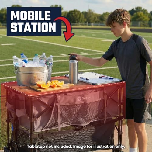 Sekey 400L Double-Decker Wagon, 500 lb Capacity, 50 in Extender - color: Gray