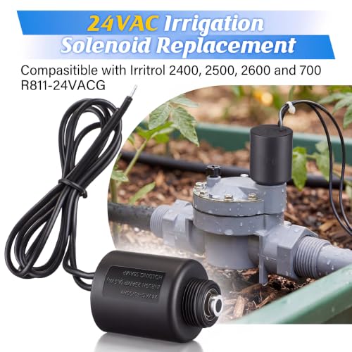 1 Pack 24VAC Irrigation Valve Solenoid Compatible with Irritrol