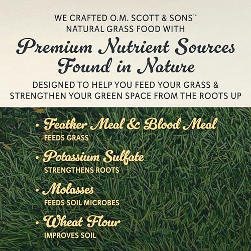 O.M. Scott & Sons Natural Grass Food, 12.72 lbs. - color: Fertilizer, size: 1 Pack
