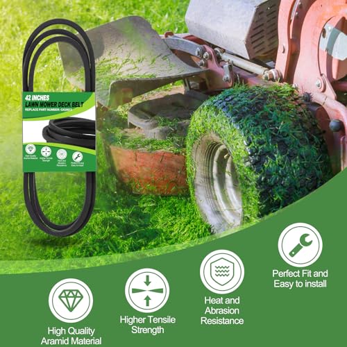 GX20072 John Deere 42 inch Deck Belt D105 D100 D110 LA105 LA110 - size: 104" x ½