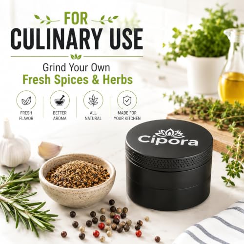 2.5" Manual Grinder (Black) - color: Matte Black