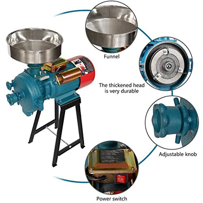 Electric Grain Mill, 3000W 110V Heavy Duty Mill Grinder