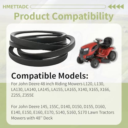 119-8820 Deck Belt Replacement for Toro TimeCutter 50" - size: 119-8820(1/2" x 141")