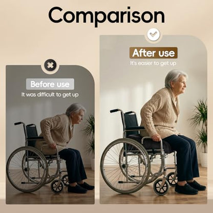 Chair Cushion for Elderly, Thick Booster Seat Cushion for Easy Rise