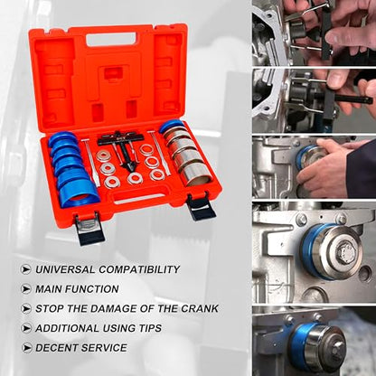 SGT 22pcs Crank Bearing Camshaft Seal Installer and Remover Set - color: Red