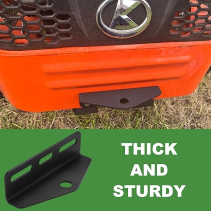 Heavy Duty Universal Zero Turn Lawn Mower Trailer Hitch Adapter Bracket Receiver 3"-6" Mount 3/4" Pin Hole
