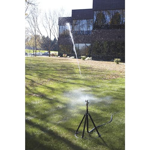 Strongway Tripod Sprinkler, 6-10 GPM, 100ft. Coverage, 7,800 Sq. Ft.