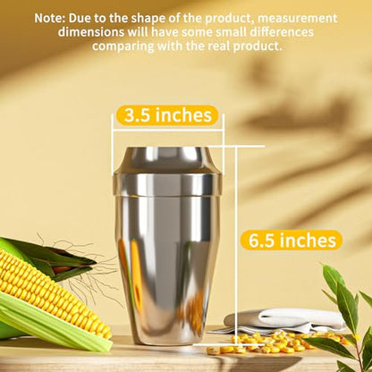 YYP Corn Cutter Peeler, Corn Cob Stripper with Cup [No Splatters or Mess], 304 Stainless Steel Corn on the Cob Remover Kitchen Tool, Corn Kernel Shucker Separator Slicer with Serrated Sharp Blade