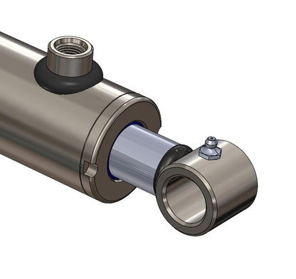 Hydraulics Double Acting Hydraulic Cylinder - Tang Universal Hydraulic Cylinder 2" Bore Size (22" Stroke) - size: 22" Stroke