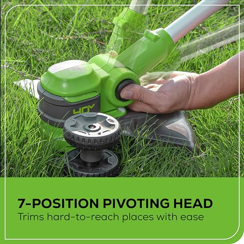 Greenworks 40V 13 in Cordless String Trimmer, Tool Only - size: New 13" Trimmer (Tool Only), style: String Trimmer