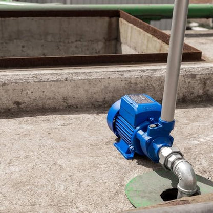 Foset Peripheral Water Pump for Agricultural Use, 1/2 HP, Max Head 25 m, Max Flow 31 L/min, 127 V / 60 Hz, 1-Inch NPT Inlet/Outlet, Brass Impeller, IPX4 (Model BOAP-1/2F / 49877)