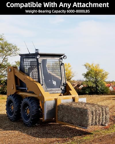 GarveeLife 1/2 in Skid Steer Attachment Plate, Quick Attachment Plate - size: 1/2 Inch