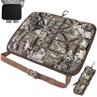 Hunting Seat Cushion, Silent Memory Foam Pad for Tree Stand & Saddle - color: Truetimber Strata