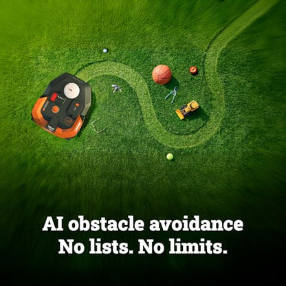 WORX Robot Lawn Mower for 1/4 Acre, No Perimeter Wire, WR310