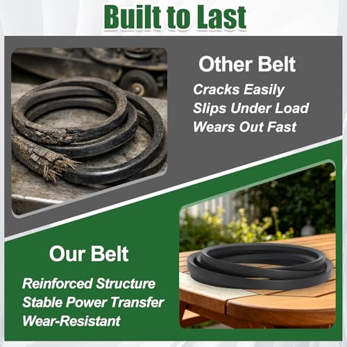 42 Inch Mower Deck Belt Replacement 429636 197253 592855001, 1/2" x 101"