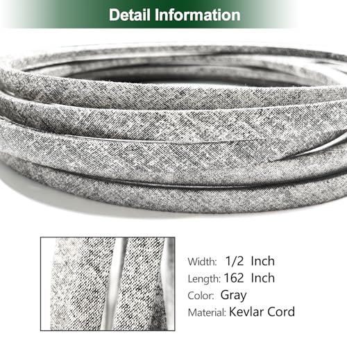 954-04240 Cub Cadet Deck Mower Belt Replace LTX 1050 LTX1050VT - size: 1/2"x162"