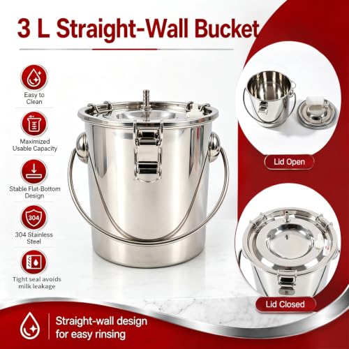 Nakkaa 3L Portable Plug-in Goat Milking Machine