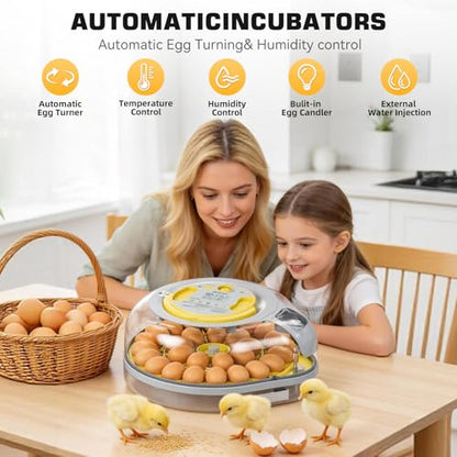 IBKINXX 26 Egg Incubator for Hatching Eggs - Smart Voice Guidance