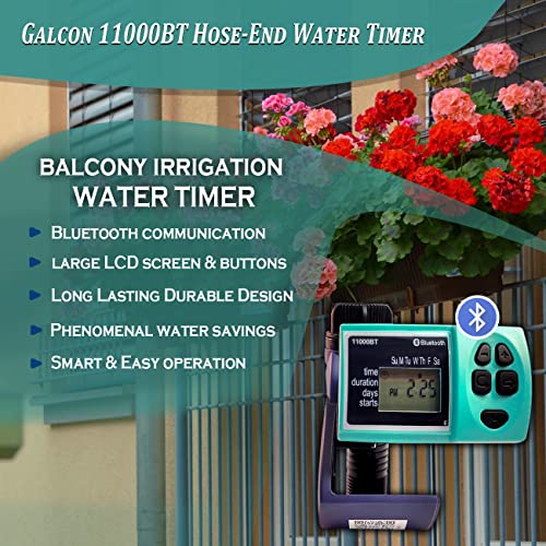 Galcon 11000 Series Hose Timers Irrigation Controller for Watering Balcony & Small Garden - style: Bluetooth
