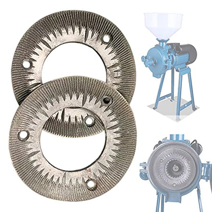 2PCS Grinding Sheets for 3000W 110V Electric Grain Mil