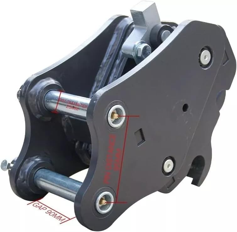 Semi Automatic Mini Excavator Attachment,Quick Hitch Attachment Fits mini 1-2.5 ton Excavator,Quick Hitch Quick Coupler for AGT Mini Excavator Chinese Mini Digger