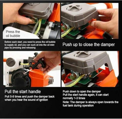 62CC Auger Post Hole Digger Gas Powered 2-Stroke Earth Auger