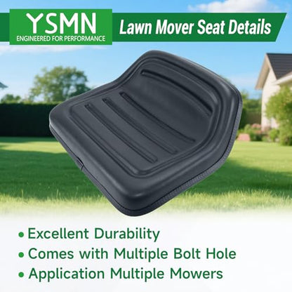 Lawn & Garden Tractor Riding Mower Seat Replacement for Most Brands LM2002 LMS2002 Mowers