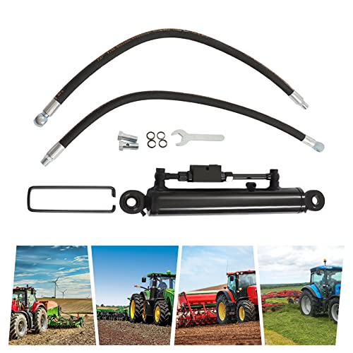 Hydraulic Top Link Cat 2-2 with Locking Block 19 11/16”- 28” with 2 x Hose - size: 2-2, 19 11/16- 28”