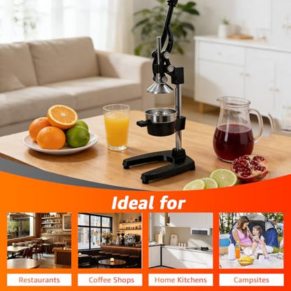 Manual Fruit Juicer Hand Press Citrus Squeezer for Home