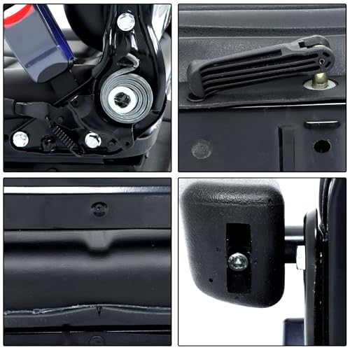 Suspension Seat Adjustable Backrest Headrest Armrest Replacement for Tractor Forklift Excavator Skid Loader