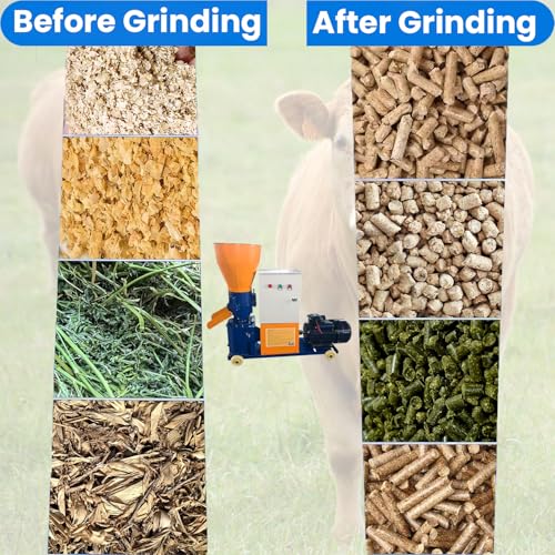 110V Feed Pellet Mill Machine w/Control Box Pellet Maker Machine