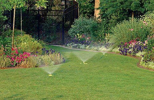 Orbit 58092N Port-A-Rain Hose Watering Sprinkler System, Green (4-Pack) - size: 4-Pack