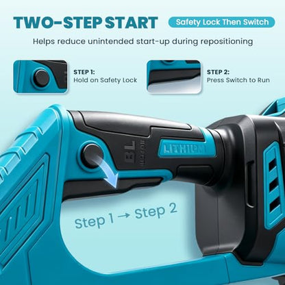 NEWTRY Cordless Electric Tiller Cultivator, Cultivating+Weed Removal Blades