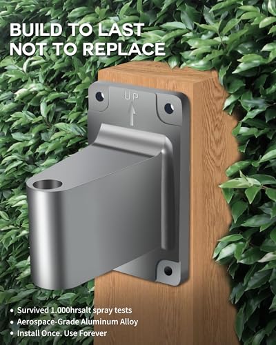 GLAHODEN Retractable Garden Hose Reel 5/8 in x 115 ft Metal Bracket, 2026 Upgraded Dual Ratchet Lock UV & Freeze Protection Brass Seal Slow Retraction Anti-Tangle Hose 180°Swivel - size: 5/8" 115FT Metal Bracket