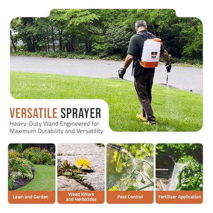PetraTools HD3000 3 Gallon Battery Powered Backpack Sprayer 7 Spray Nozzles - size: HD3000 ProKit (7 Nozzles)